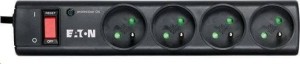 Eaton Protection Strip przeciwprzepięciowa 4 gniazda 1 m czarna