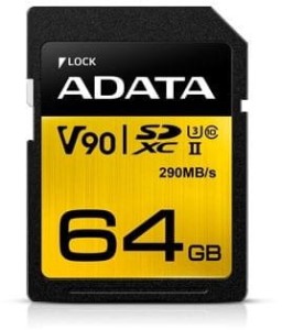 ADATA Premier One SDXC 64 GB Class 10 UHS-II/U3 V90