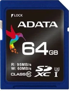 ADATA Premier Pro SDXC 64 GB Class 10 UHS-I/U3 V30