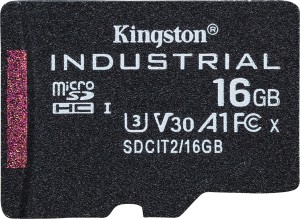 Kingston Industrial MicroSDHC 16 GB Class 10 UHS-I/U3 A1 V30