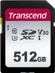 Transcend 300S SDXC 512 GB Class 10 UHS-I/U3