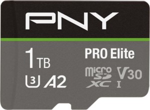 PNY PRO Elite MicroSDXC 1 TB Class 10 UHS-I/U3 A2 V30