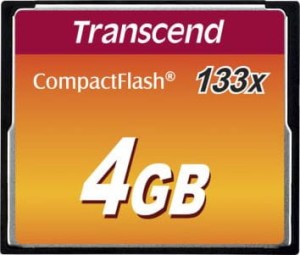 Transcend 133x Compact Flash 4 GB