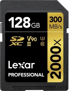 Lexar Professional 2000x SDXC 128 GB Class 10 UHS-II/U3 V90