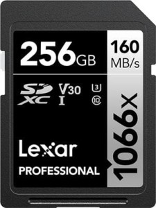 Lexar Professional 1066x SDXC 256 GB Class 10 UHS-I/U3 V30