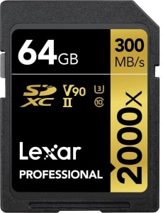 Lexar Professional 2000x SDXC 64 GB Class 10 UHS-II/U3 V90