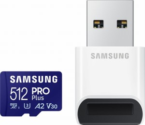 Samsung PRO Plus SDXC 512 GB U3 A2 V30