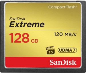 SanDisk Extreme Compact Flash 128 GB