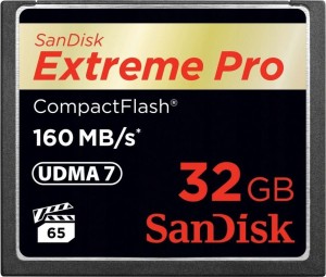 SanDisk Extreme PRO Compact Flash 32 GB