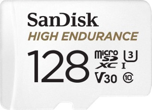 SanDisk High Endurance MicroSDXC 128 GB Class 10 UHS-I/U3 A1 V30