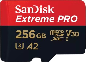 SanDisk Extreme PRO MicroSDXC 256 GB Class 10 UHS-I/U3 A2 V30