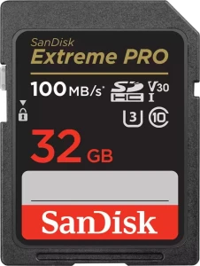 SanDisk Extreme PRO SDHC 32 GB Class 10 UHS-I/U3 V30