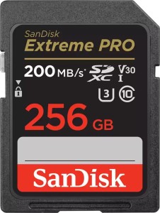 SanDisk Extreme PRO SDXC 256 GB Class 10 UHS-I/U3 V30