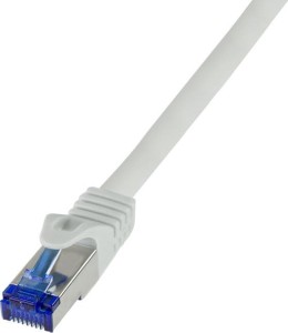 LogiLink C6A142S kabel sieciowy Szary 50 m Cat6a S/FTP