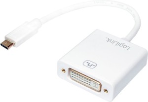 LogiLink USB-C - DVI Biały