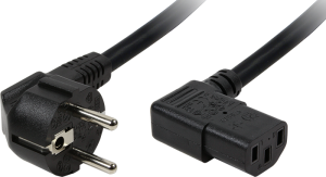LogiLink Kabel zasilający Schuko-C13, 2m