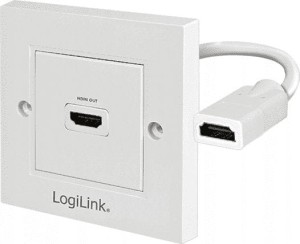 LogiLink HDMI - HDMI biały