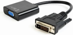 Gembird AB-DVID-VGAF-01 DVI-D - D-Sub (VGA) czarny