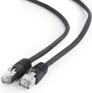 Gembird PP6-0.5M/BK RJ45, kat. 6, FTP, 0.5m, czarny