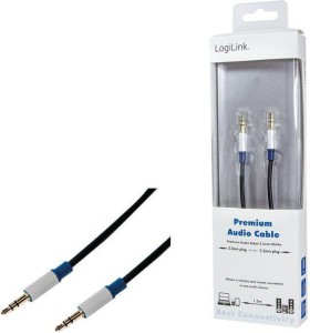 LogiLink Jack 3.5mm - Jack 3.5mm 1.5m czarny