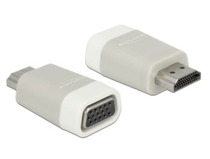 Delock HDMI - D-Sub (VGA) szary