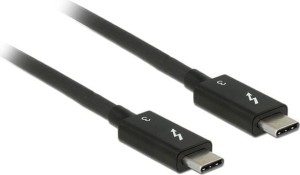Delock Thunderbolt - Thunderbolt 0.5 m Czarny