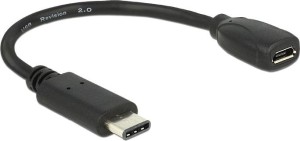 Delock USB-C 0.15m czarny