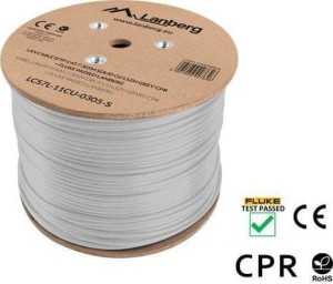 Lanberg Kabel SFTP kat-7 305m drut CU CPR + Fluke Passed