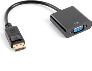 Lanberg DisplayPort - D-Sub (VGA) czarny