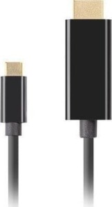Lanberg USB-C - HDMI 1.8 m Czarny