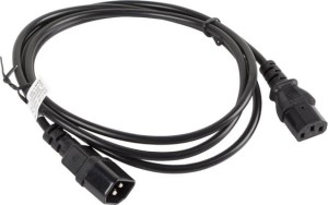 Lanberg IEC 320 C13 - C14, 1.8m, czarny