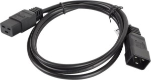 Lanberg IEC 320 C19 - C20, 1.8m, czarny