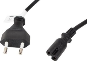 Lanberg CEE 7/16, Euro - C7 3m czarny
