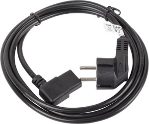 Lanberg CEE 7/7 - IEC 320 C13, 1.8m, czarny