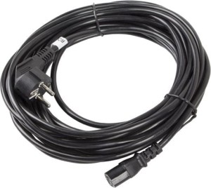 Lanberg CEE 7/7 - IEC 320 C13, 10m, czarny