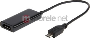 Gembird microUSB - HDMI Czarny