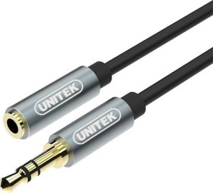Unitek Jack 3.5mm - Jack 3.5mm 1m srebrny