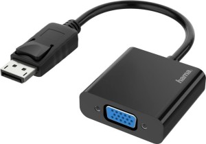 Hama DisplayPort - D-Sub (VGA) czarny