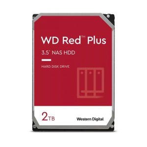 WD Red Plus 2TB 3,5'CMR 128MB/5400RPM WD20EFZX OUTLET