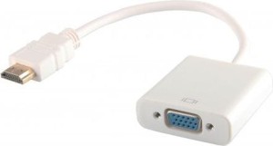 Savio cl-27 HDMI - D-Sub (VGA) biały