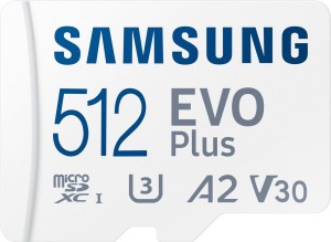 Samsung MEMORY MICRO SDXC EVO+ 512GB V30 W/A