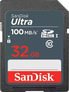 SanDisk Ultra SDHC 32 GB Class 10 UHS-I/U1