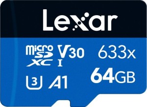 Lexar 633x MicroSDXC 64 GB Class 10 UHS-I/U3 A1 V30