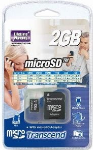 Transcend TS2GUSD MicroSD 2 GB Class 10