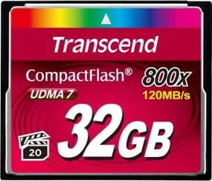 Transcend 800x Compact Flash 32 GB