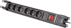 Armac M6 Rack przeciwprzepięciowa 6 gniazd 5 m czarna