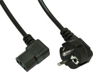 Akyga AK-PC-12A CEE 7/7 - IEC C13 kątowy 250V 10A 3m