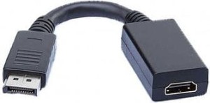 Art DisplayPort - HDMI czarny