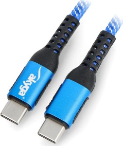 Akyga AK-USB-38USB-C - USB-C 1.8 m Niebieski