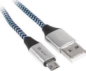 Tracer USB-A - microUSB 1 m Czarny